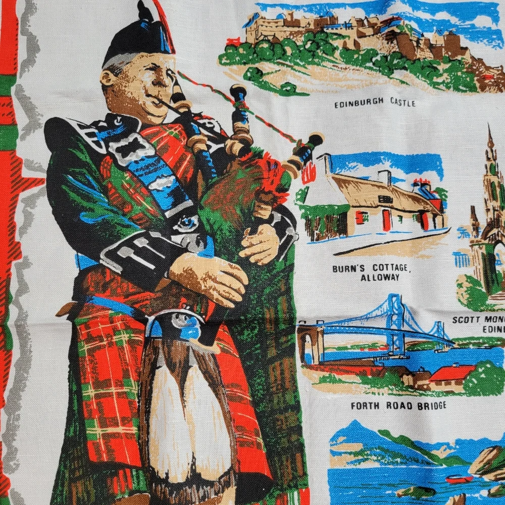 United Kingdom Tea Towels ~ FINAL PRICE! Scotland ~ Lancashire ~ Colorful